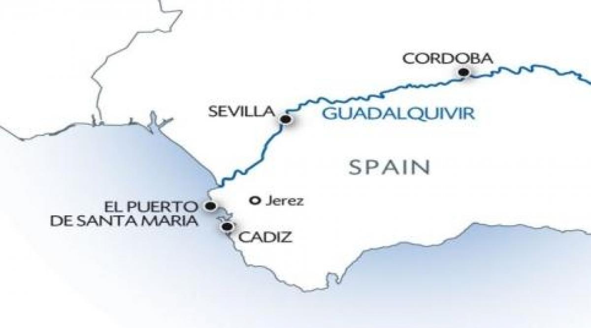guadalquivir map