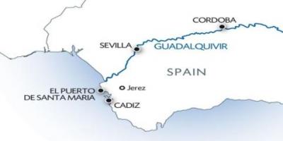Guadalquivir map