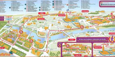 City sightseeing Seville map